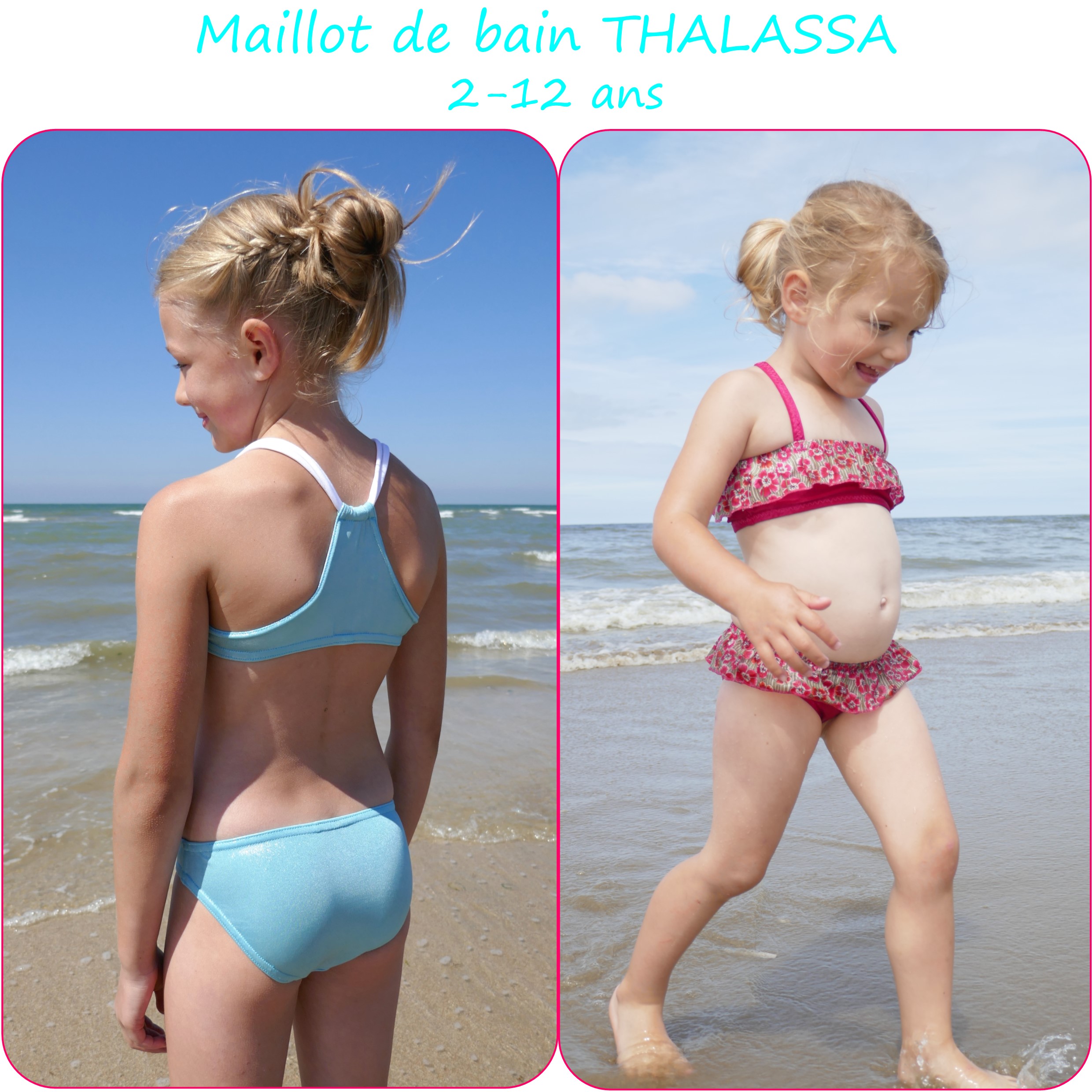 THALASSA - Maillot de bain pour filles du 2 au 12 ans - Petits D'om