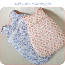 Patron turbulette poupée