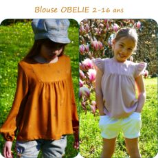 patron couture blouse fille