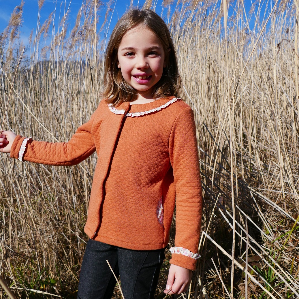 Gilet pour les bébés fille