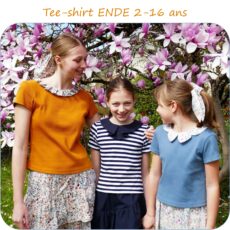 ENDE - patron de tee-shirt pour fille du 2 au 16 ans
