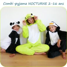 NOCTURNE - patron de combi-pyjama pour fille ou garçon du 2 au 16 ans