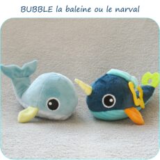 Patron baleine ou narval BUBBLE