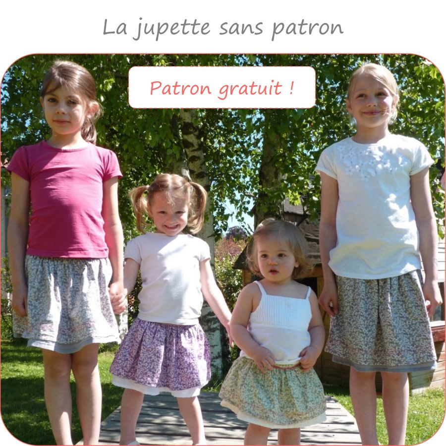 La jupette sans patron - du 2 au 12 ans